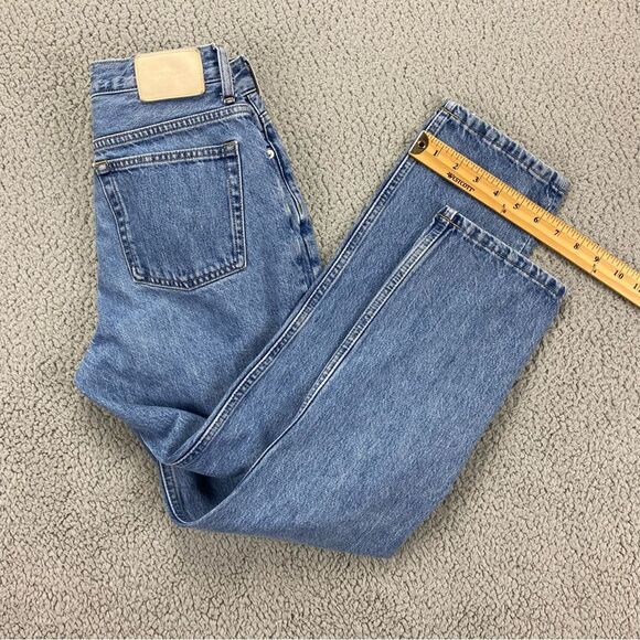 Everlane Women's The 90's Checky Straight Fit Cropped Jeans   |  Size:  25 - Picture 7 of 14